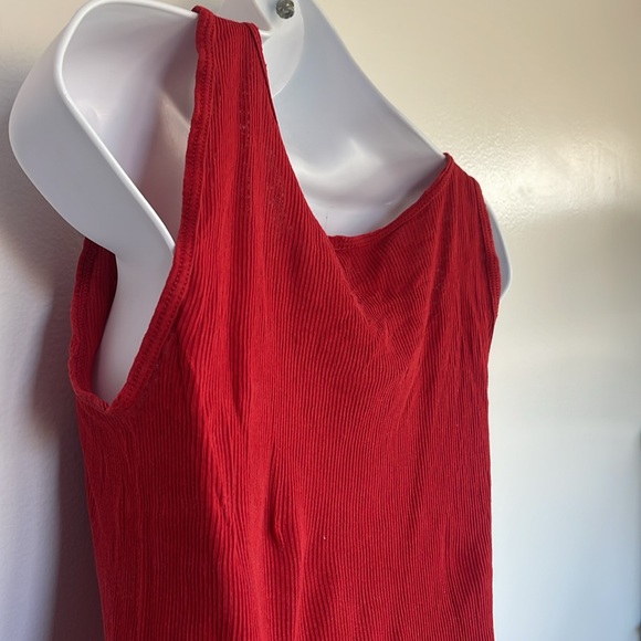 Womens Jockey Red Scoop Neck Sleeveless Tank Top size medium womens tanktop - Picture 10 of 14